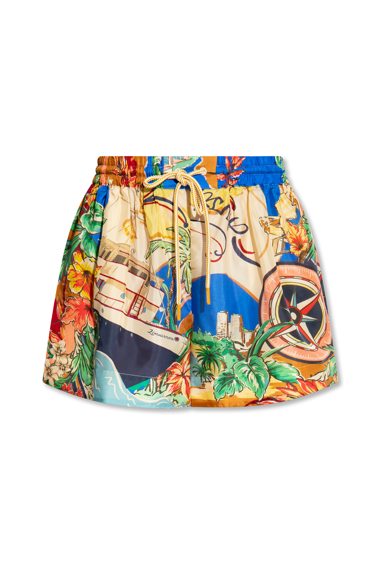 SchaferandweinerShops | Zimmermann 'Alight' silk shorts